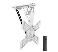 MyWall Support HL40MWL de Plafond motorisé Pliable avec télécommande pour téléviseur et écran Plat 2355" VESA Blanc