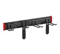myWall Support modulaire robuste - HZ58-1L - Rangement polyvalent avec crochets - Crochet mural stable pour atelier, garage et cave, montage flexible, pour outils et appareils