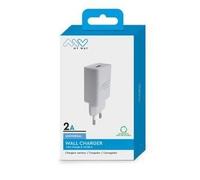 MYWAY 1 USB 2A Chargeur Secteur - Blanc