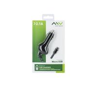 Myway - Adaptateur D'alimentation Pour Voiture - 2.1 A (Micro-Usb De Type B) - Noir