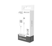 MYWAY CABLE USB-A LIGHTNING 2M BLANC