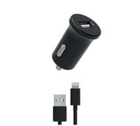 MYWAY PACK CHARGEUR VOITURE 12W + USB-A LIGHTNING NOIR