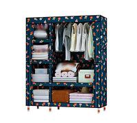 MYXJX Armoire de chambre à coucher, armoire de rangement portable, organiseur pliable, vestiaire, penderie