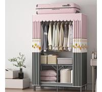 MYXJX Armoire, penderie en tissu, rangement, pour chambre à coucher, vêtements, armoire de rangement, pour chambre à coucher, salon, chambre à coucher, 80 x 45 x 160 cm