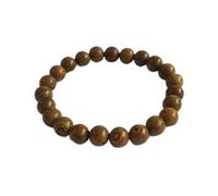 MYXJX Bracelet en Perles, 1 Pc Perles de Bois Bracelet Lotus Hommes tibétain Mala Bouddha Chapelet Bracelet for Femmes Yoga Bijoux-Marron