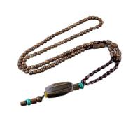 MYXJX Bracelet en Perles, Bracelets de Perles, Bijoux de Bracelet, Colliers Unisexes Faits à la Main, Collier de Perles en Bois, Pendentif en Perles, Collier Ethnique en Bois, Bijoux Longs, Cadeau