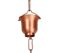 MYXJX chaîne de Pluie, Chaîne de Pluie en cuivre for descentes pluviales, chaînes for gouttières, décoration de Maison et de Jardin, Extension de Descente de gouttière, chaîne de gouttière Suspendue
