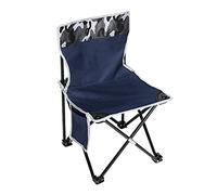 MYXJX Chaise de Camping, Chaise de Camping Pliante légère avec Sac de Transport - Chaise de Jardin rembourrée et Portable for activités de Plein air, pêche et randonnée(Blu,58 * 35 * 35cm)