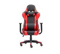 MYXJX Chaise de Jeu, Chaise de Bureau Ergonomique à Dossier Haut, réglable, Couleur de l'image, 70 x 70 x 125 cm