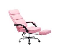 MYXJX Chaise de Jeu, Chaise de Bureau Gamichair, Dossier Haut, Confortable et inclinable, Robuste, for Chambre à Coucher, Salon, Bureau, Bleu(Pink)
