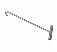 MYXJX Clés de Levage pour Regards, Outil Utilitaire for Couvercle de Regard, Crochet en T, puits Acier Inoxydable, lève-Grille Drainage, d'égout(12mm/0.5in,70cm/27.6in)