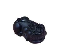 MYXJX Collier d'obsidienne, Collier avec pendentif PiXiu en obsidienne noire de glace naturelle, bijoux for hommes