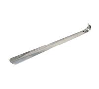 MYXJX corne à chaussures, Chausse-pied en acier inoxydable à long manche en métal(Stainless Steel 42cm)