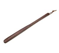 MYXJX corne à chaussures, Chausse-pied en bois à long manche, longueur disponible(Black Walnut 24cm)