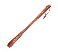 MYXJX corne à chaussures, Chausse-pied en bois à long manche(Pear Wood 70cm)