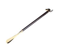 MYXJX corne à chaussures, Chausse-pied en bois et métal de haute qualité, chausse-pied à long manche(Horse 32cm)