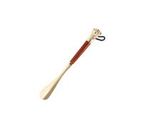 MYXJX corne à chaussures, Chausse-pied en bois et métal de haute qualité, chausse-pied à long manche(Monkey 32cm)