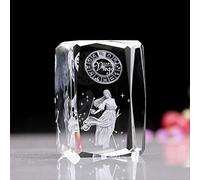MYXJX Décorations en Verre, Artisanat en Verre, décoration de Statue 3D, Cadeau, Douze Constellations, Sculptures intérieures en Cristal, Cadeaux, Ornements en Cristal