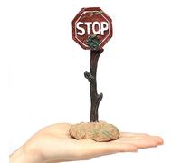 MYXJX décorations pour Aquariums, Décoration d'aquarium, Panneau d'avertissement de Requin Artificiel, Accessoires d'aménagement paysager, 2 pièces 03