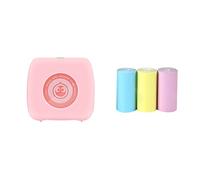 MYXJX étiqueteuse, Mini imprimante de Poche multifonctionnelle for Photos, Billets, étiquettes, ajout Notes en 3 Couleurs(PK 3Color Note)