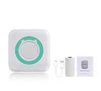 MYXJX étiqueteuse, Mini-imprimante d'étiquettes adhésives, imprimante Bluetooth Portable, Impression Photo de Poche, 58 mm(Blue B Printer)