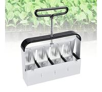 MYXJX Fabricant de mottes de Terre, Machine à fabriquer des Blocs de terreau manuels en Acier avec poignée Confortable antidérapante for la Plantation