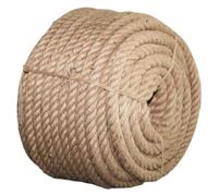 MYXJX Ficelle, Corde de Chanvre Corde de Ficelle de Jute de 16mm Ficelle épaisse Robuste Jardinage Corde de Chanvre Forte Corde de Manille, Regroupement et décoration Artisanale(16MM 20M)