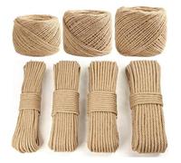MYXJX Ficelle, Corde de Chanvre Corde Fine Corde de Chanvre résistant à l'usure Corde de Liaison Corde de Chanvre décoration Faite à la Main Corde de Chanvre Tuyau Corde remorqueur de Guerre