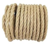 MYXJX Ficelle, Corde de Chanvre torsadée de Manille, Corde de Jute épaisse de 5/6/8/10MM, Corde Polyvalente for l'artisanat, Bricolage, Corde de Ficelle d'aménagement paysager