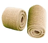 MYXJX Ficelle, Corde de Corde de Jute de Ficelle de terrasse Corde de Chanvre de 18mm d'épaisseur Corde de Jute de terrasse Artisanat, Regroupement, Camping, décoration(18MM 30M)
