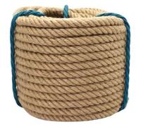 MYXJX Ficelle, Corde de Jute de 12MM, Corde de Chanvre Solide de 50M d'épaisseur for Gratte-Chat, Regroupement de Jardinage et Artisanat décoratif Suspendu au Mur(8MM 50M)