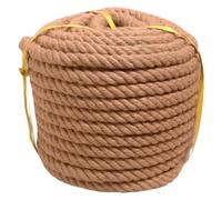 MYXJX Ficelle, Corde de Jute de 14MM, Corde de Chanvre Solide, Corde de Chanvre torsadée Robuste for l'artisanat Nautique, Corde à gratter for Chat, Regroupement de Jardin(14MM 10M)