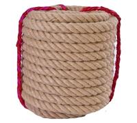 MYXJX Ficelle, Ficelle de terrasse, Corde de Jute, Corde de Chanvre épaisse de 50m, Corde de Jute torsadée, Regroupement de Jardinage et tenture Murale, Artisanat décoratif(14MM 50M)