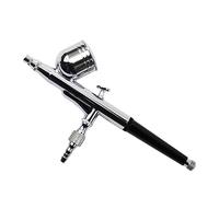 MYXJX Pistolet pulvérisateur, Mini Pistolet aérographe 130 for Nail Art, Tatouages, gâteaux, Jouets, Peinture Automobile, Bricolage(Red Spray Gun)