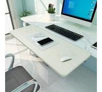 MYXJX Plateau pour Clavier, Plateau de Clavier Pliable à 90°, Tablette d'accoudoir, Support for Coudes et Bras for réduire la Fatigue Musculaire, Plateformes en Bois(Wood 2,65x25cm(26x10Inch))