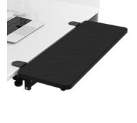 MYXJX Plateau pour Clavier, Tiroir à Clavier Pliable 90°, Ergonomique et sans Perforation, for Tablette d'accoudoir, Extension Spatiale, Support de coude for Ordinateur(55 * 25cm(22x10Inch))
