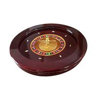 MYXJX Roue de Roulette, Roulette de Luxe Brillante 20 Pouces qualité Casino