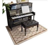 MYXJX Tapis de Batterie, Tapis insonorisant for Piano, Tapis antidérapant for Droit, paillasson for Salle de Musique d'intérieur(60x120cm)
