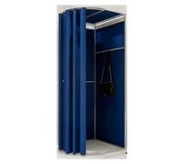 MYXJX vestiaire Portable, Cabine d'essayage Pliable for Magasin de vêtements, avec Rideau d'ombrage, intimité temporaire for Les Boutiques et Le Bureau(E)