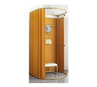 MYXJX vestiaire Portable, Salle d'essayage de Magasin de vêtements, vestiaire autoportant avec Cadre en métal, Salle d'essayage de Bureau appropriée(I)