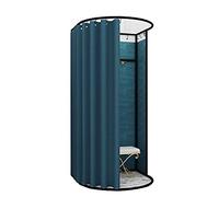 MYXJX vestiaire Portable, Vestiaire, avec Un Grand Espace, Tente d'intimité, Magasin de vêtements, Cabine d'essayage, Dressing Portable, for marché de Nuit en Plein air(Blue a,80x85x200cm)