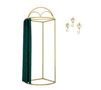 MYXJX vestiaire Portable, Vestiaire de Mode de Cadre en métal de Cabine d'essayage Amovible avec Le vestiaire de Rideau d'ombrage for Le vestiaire de Center Commercial(A,80cm)