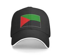 MYYCYCV Casquette de Baseball Drapeau de la Martinique Rouge Vert Noir Casquette de Baseball Chapeau de Cheval Derby Chapeau Chapeaux Femme Hommes Cadeaux