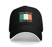 MYYCYCV Casquette de Baseball Make Ireland Great Again Camping Casquettes de Baseball Femmes Personnalisé Femme Plage Sunscreen Chapeaux Snapback Cap Cadeaux