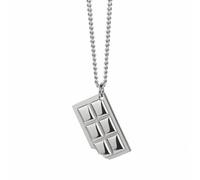 MYYCYCV Collier pendentif Collier chocolat que j’en ai pris une bouchée, hip hop pour homme et femme, pendentif collier de saut hip hop, accessoires de personnalité Cadeaux