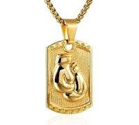 MYYCYCV Collier pendentif Gants de boxe pour hommes pendentif élégant hip hop punk rock collier Cadeaux