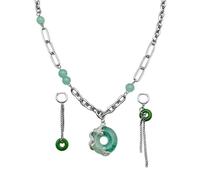 MYYCYCV Collier pendentifPerles, pompons, colliers épissés, personnalité de la mode féminine, luxe léger, design haut de gamme, accessoires Cadeaux ornements