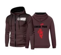 MYYLY Sweat à Capuche pour Homme Linkin Park, Veste zippée, Manteaux, Pull décontracté,vêtements d'extérieur,Sweat-Shirt à Capuche, Hauts à Manches Longues, Sweat à Capuche léger,J-Adults/M