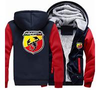 MYYLY Sweats à Capuche pour Hommes ABA-RTH, Vestes à Fermeture éclair complète, Manteaux décontractés pour Loisirs, Sports de Plein air, vêtements de Travail, vêtements,B-3XL