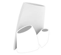 MYYOUR vase TAO LARGE (Blanc - Gaufré imprimé)